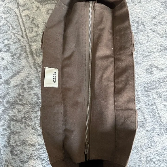 Isabel Marant Yenky Zipped Brown Tote - Picture 4 of 6
